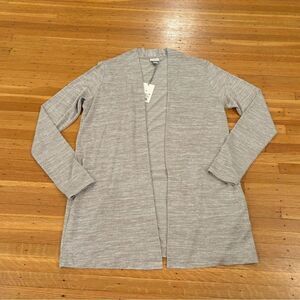 A New Day light brown/sand/tan lightweight cardigan sweater NWT